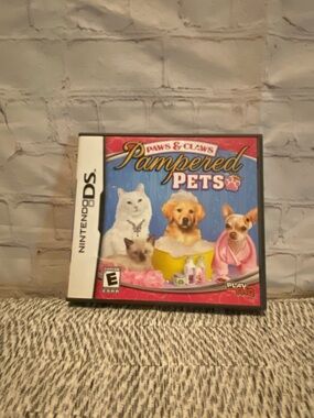 Nintendo DS Pampered Pets Game and Booklet